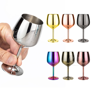 Logo personalizzato Mini <span class=keywords><strong>bicchiere</strong></span> da vino da 60ml 304 in acciaio inossidabile piccolo <span class=keywords><strong>calice</strong></span> infrangibile - Product Image 1