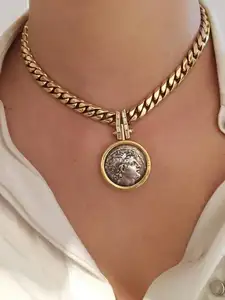 Moneda de Oro personalizada joyería moneda perlas precio monedas antiguas