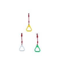 Siège de balançoire coloré, robuste et sûr en plastique pour parc de trampolines intérieur/extérieur