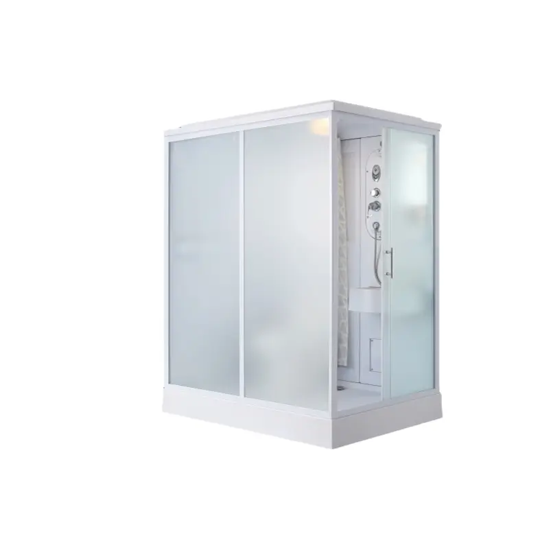 Xncp Hotel progetto intero doccia camera da bagno prefabbricata unità con divisorio ad arco vetro divisorio porta scorrevole per piccoli bagni di spazio
