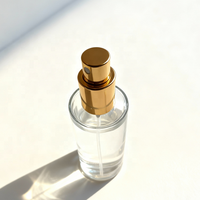 Vente flash : flacon de parfum en verre 30ml 50ml 100ml, logo personnalisé, vide, luxe, rechargeable