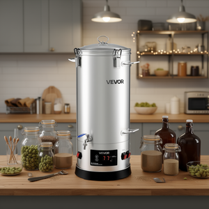 Kit de elaboración de cerveza Vevor de 8 galones, de acero inoxidable 304, todo en uno, con colador integrado. - Product Image 2
