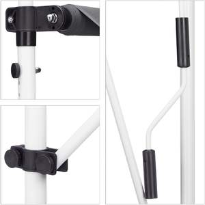 Abrazadera de poliéster repelente al agua resistente a los rayos UV Toldo Manivela de acero Altura ajustable para balcones y patios Embalaje de pedidos por correo - Product Image 5