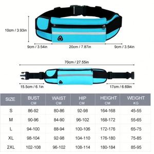 Riñonera Impermeable con Logotipo Personalizado - Riñonera Deportiva para Damas y Caballeros - Impresión Digital - Ideal para Senderismo y Vida Diaria - Product Image 2
