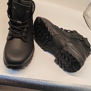 Bottes tactiques en cuir noir DSF50, imperméables, pour toutes les saisons, usage extérieur - Product Image 3