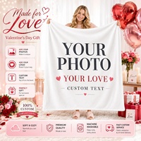 Couverture personnalisée pour frère, avec photo, texte et logo, en flanelle polaire douce, cadeau d'anniversaire ou de Noël, OEM ODM