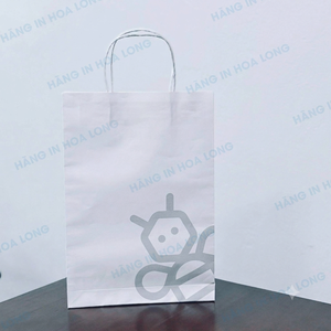 Bolsa de Papel Kraft Ecológica con Logotipo Personalizado, Bolsa de Compras, Fabricante y Proveedor OEM de Vietnam - Product Image 2