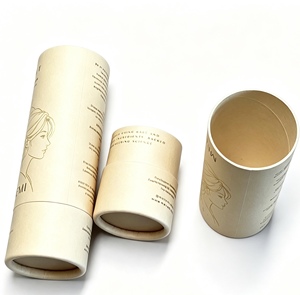 Caja de Cartón Corrugado con Lámina Dorada de Lujo, Tubo de Papel Ecológico para Envasado de Cosméticos, Estampado Personalizado, Tamaños Personalizados - Product Image 4