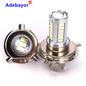 H4 5730 Puce 33 SMD Voiture <span class=keywords><strong>feux</strong></span> <span class=keywords><strong>de</strong></span> <span class=keywords><strong>Croisement</strong></span> Phare Ampoule 12V 700LM Universel H4 Led Lumières - Product Image 6
