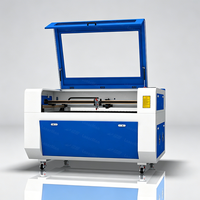 Équipement de gravure laser CO2 grand format haute vitesse 100W pour cuir, PVC, emballages cadeaux, avec lame alvéolée et double table de travail