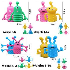 Nuevos y Divertidos Monstruos <span class=keywords><strong>de</strong></span> TPR, Muñecos <span class=keywords><strong>de</strong></span> Dedo <span class=keywords><strong>de</strong></span> Diablitos <span class=keywords><strong>de</strong></span> Dibujos Animados, Juguetes Educativos para Niños, Set <span class=keywords><strong>de</strong></span> Juego - Product Image 4