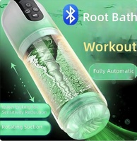 Masturbateur masculin entièrement automatique à rotation et aspiration, avec fonction bain d'eau, corps souple, sûr et facile à nettoyer, pour hommes, jouet sexuel pour adultes