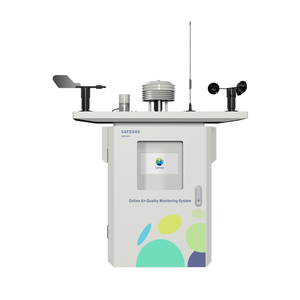Air Quality Monitoring System <b>Wireless</b> 4G NO2 SO2 CO O3 PM2.5 PM10 TSP Wind Speed Wind Direction Environmental Monitor - Product Image 1