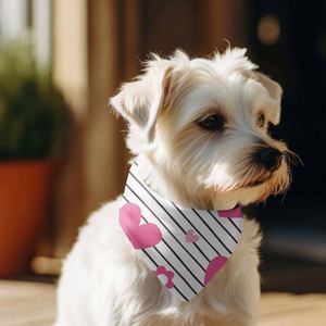 Bandanas réglables et lavables pour chiots, bavoirs triangulaires, accessoires de toilettage pour animaux, fournisseurs de bandanas pour chiens, logo personnalisé, livraison rapide - Product Image 1
