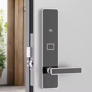 Bán buôn thương mại RFID khóa cửa cho cửa gỗ Hệ thống thẻ chìa khóa khách sạn với đầu đọc thẻ tùy chỉnh và khóa cửa - Product Image 1