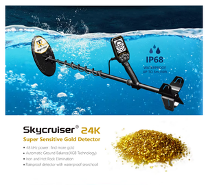 NOVO <span class=keywords><strong>Detector</strong></span> de Ouro Profissional Skycruiser 24k de Longo Alcance, à Prova d'Água IP68 para Busca de Ouro e Metais - Product Image 4