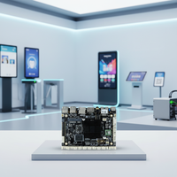 Système Android/Linux Quad Core Cortex-A7 1080p pour machine publicitaire tactile, carte de développement Rockchip Rk3128