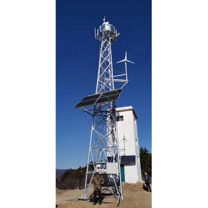 100ft 200ft 3 bacaklar kendini destekleyen GSM cep telefonu kafes üçgen iletişim telekom anten boru kulesi