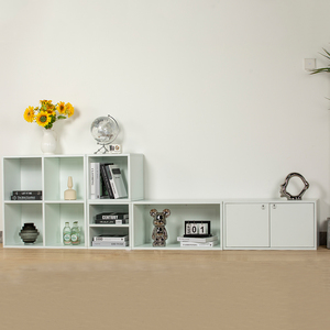 Bắc Âu hiện đại Cube cuốn sách trường hợp miễn phí kết hợp kệ sách Stackable hiển thị Cube kệ - Product Image 2