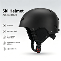 Casque de ski pour adulte Retrospec Powersports H1 ABS, taille moyenne