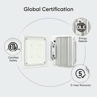 Lampe LED de canopée design 150W 200W IP66 pour station-service, haute luminosité, encastrée, pour extérieur