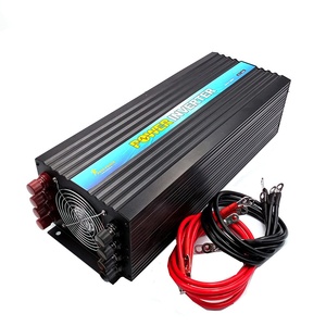 เครื่องแปลงไฟฟ้าความถี่สูง 5000W 10000W คลื่นไซน์บริสุทธิ์ 12V-48V เป็น 110V-230V AC พร้อมรีโมทคอนโทรล PASS POWER - Product Image 2