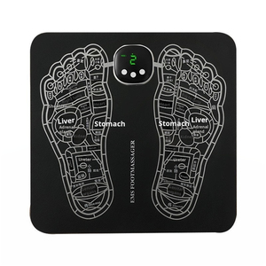 Goedkope Draagbare Opvouwbare Voet Massager Mat Machine 8 Modi 19 Intensiteitsniveaus Gezondheid Puls Voetmassageapparaten - Product Image 1