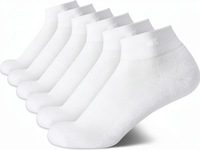 Chaussettes d'automne pour hommes, pratiques et quotidiennes, en tricot doux au toucher, respirantes et confortables, avec logo discret sur le bas.