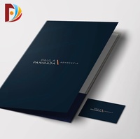 Carpeta de Presentación Personalizada Fangda A4, 2 Bolsillos, Acabado Mate, Papel Recubierto para Organización de Archivos Escolares y Empresariales