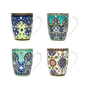 Tazza da caffè in ceramica Rslee rslee factory 1980 nera e <span class=keywords><strong>oro</strong></span>, tazza da caffè in acciaio inossidabile - Product Image 2