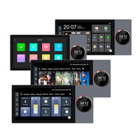 HOTSALE Tuya Smart Q7 Écran intelligent sans fil de 7 pouces pour la domotique, passerelle Zigbee, 8 haut-parleurs, kits et systèmes de maison intelligente centralisés