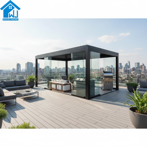 Pergola motorisée à lames orientables Sweet Home, prix d'usine, haute qualité, aluminium, pour extérieur - Product Image 6