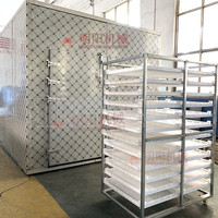 Séchoir industriel automatique haute efficacité pour briquettes de charbon de bois, type boîte, pour briquettes de charbon de barbecue, prix usine