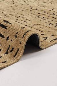 Mira Gold Geometric Diamond <b>Chenille</b> Area <b>Rug</b> Wholesale 7mm Washable Non Slip Eco Friendly PET Friendly Polyester Home Floor - Product Image 4