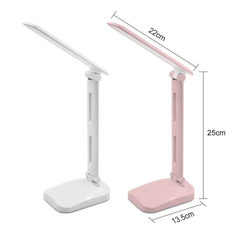 다기능 현대 리튬 건전지 책상용 램프 휴대용 Foldable 접촉 흐리게 하는 책상 사무실 테이블 독서 Led 학문 램프