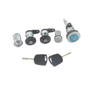 Ford Fiesta Ignition Switch <b>Lock</b> Cylinder 96FGA22050CG Stainless Steel With 2 <b>Keys</b> Cylindrical <b>Lock</b> - Product Image 1