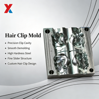 Moule d'injection plastique OEM ODM pour pince à cheveux, multi-cavités, accessoire capillaire, pince requin, moule d'injection