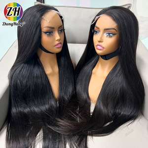New Straight RAW Peru tóc con người ren phía trước cho phụ nữ da đen lagos chân tóc đóng cửa Trinh Nữ tóc con người HD ren phía trước - Product Image 2