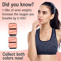 Kit de Yoga y Pilates para Gimnasio, Pesas de Silicona para Tobillos, Pesas Ajustables para Muñecas y Tobillos en Forma de Triángulo para Mujer