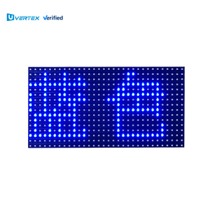 Hot bán chuyên nghiệp P10 Dip đơn sắc màu xanh 320x160 mét mét <span class=keywords><strong>LED</strong></span> hiển thị biểu ngữ dấu hiệu văn bản mô-đun di động - Product Image 3