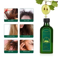 Huile capillaire et huile essentielle de goji indien pour cheveux secs, lissante et en bouteille