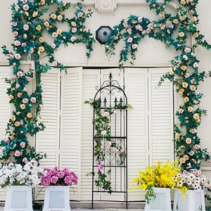 Arche de jardin en fer noir de haute qualité, écologique, pour plantes, treillis, mobilier de jardin, clôture de jardin - Product Image 6