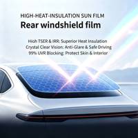 Película de Protección Solar para Ventanas de Automóviles, Nano Cerámica de 2 Capas, Rechazo de Calor UV IRR99%, Fabricante Verificado