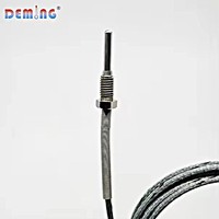 Sonde de température à thermocouple de haute précision en acier inoxydable avec filetage, application industrielle, indice de protection IP67, température 1°C