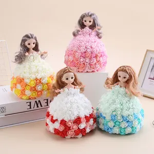 Hot Selling Doll Foam Flower Valentine Gift Rose Holiday Gift Furniture Decoration