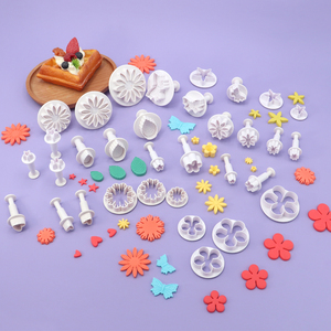 Khuôn làm bánh quy, bánh bích quy, khuôn ép bánh quy Trung Quốc bán buôn, 33 chiếc, gồm 10 dụng cụ làm bánh fondant tự làm tại nhà - Product Image 2