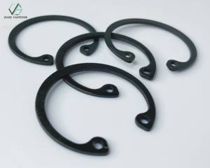 Anneaux de retenue internes Circlips Rondelles de blocage internes noires Anneau de retenue de type normal pour alésages GB893 DIN472 DIN471 - Product Image 3