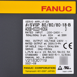 Fanuc A06B-6320-H364 servo khuếch đại điều khiển chuyên dụng bộ điều khiển PLC Pac lập trình điều khiển công nghiệp truyền thông không dây - Product Image 3