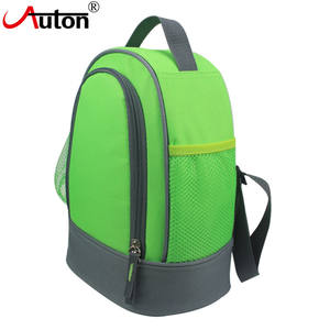 Custom Kids Polyester Thermal Insulated Foldable Portable Lunch <b>Backpack</b> 20L Waterproof <b>Cooler</b> Bag Zipper Closure OEM/ODM - Product Image 2