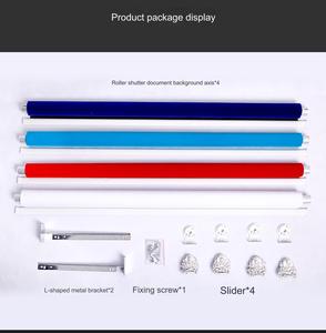 Sistem Penyangga Dinding untuk Latar Belakang Foto dengan Kain Berbulu, Penyangga Gulungan Manual 4-Warna untuk Fotografi - Product Image 2